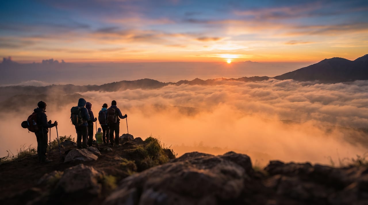 Trekking Sunrise Batur Lokal